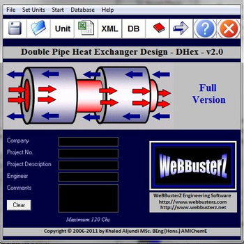 Double Pipe Heat Exchanger Design (DHex) screenshot 2