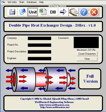 Double Pipe Heat Exchanger Design (DHex) screenshot 3