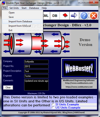 Double Pipe Heat Exchanger Design screenshot 2