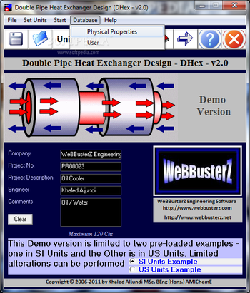 Double Pipe Heat Exchanger Design screenshot 3