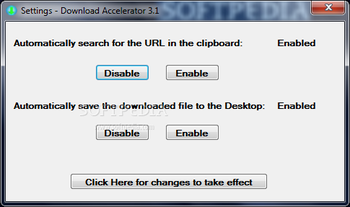 Download Accelerator screenshot 2