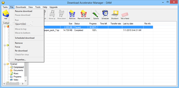 Download Accelerator Manager screenshot 4
