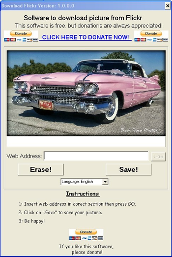 Download Flickr screenshot