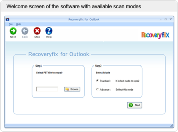 Download Free PST Recovery screenshot 4