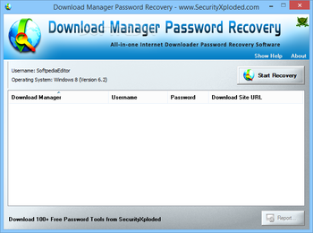 Download Manager Password Recovery screenshot