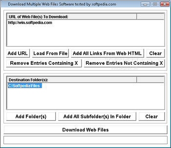 Download Multiple Web Files Software screenshot