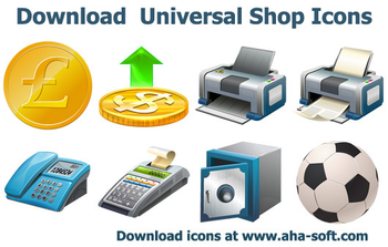 Download Universal Shop Icons screenshot