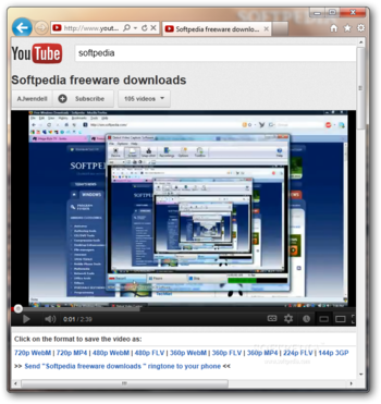 Download Youtube IE screenshot