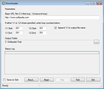 Downloader screenshot