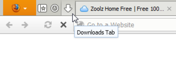 Downloads Tab screenshot
