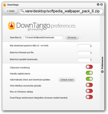 DownTango screenshot 2