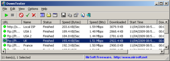DownTester screenshot 3