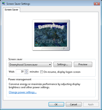 Downyhood Screensaver screenshot 2