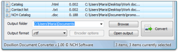 Doxillion Document Converter screenshot 3