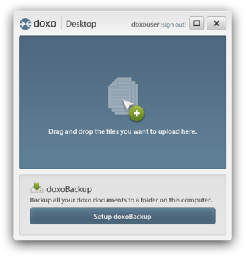 doxo Desktop screenshot