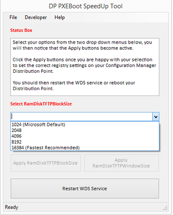 DP PXEBoot Speed Up Tool screenshot 4