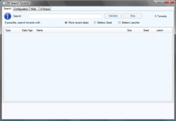 DP Search Torrents screenshot