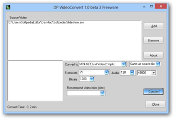 DP VideoConvert screenshot