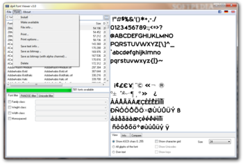 dp4 Font Viewer screenshot 3