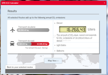 DPD ECO Calculator screenshot 3