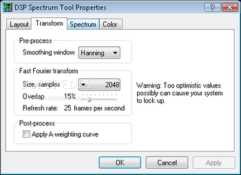 DPS Spectrum Tool screenshot 2