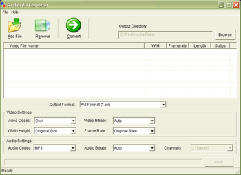 DPSOF Realmedia Converter screenshot 2
