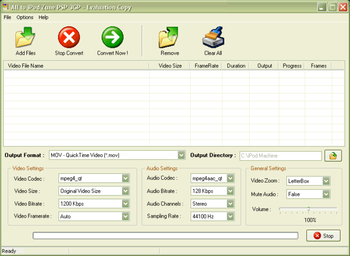 DPSOFT All to iPod Zune PSP 3GP screenshot