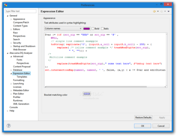 DQ Analyzer screenshot 15