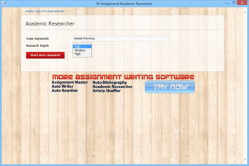 Dr Assignment Academic Researcher screenshot