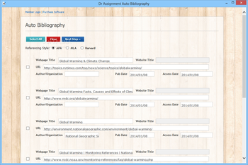 Dr Assignment Auto Bibliography screenshot 2