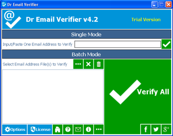 Dr Email Verifier screenshot