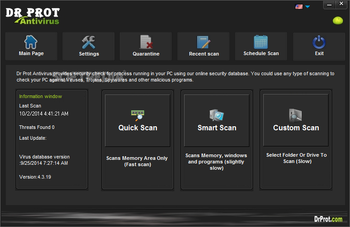 Dr Prot Antivirus screenshot