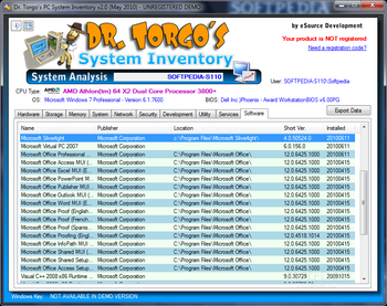 Dr. Torgo's PC System Inventory screenshot 10
