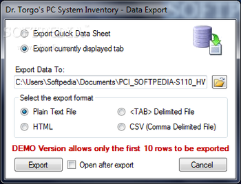 Dr. Torgo's PC System Inventory screenshot 11