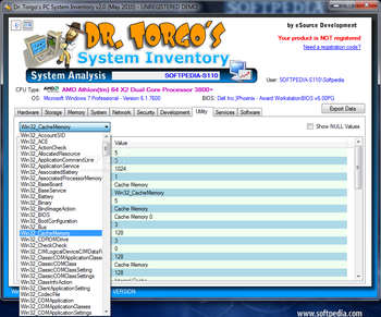 Dr. Torgo's PC System Inventory screenshot 8