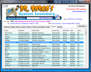 Dr. Torgo's PC System Inventory screenshot 9