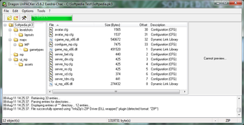Dragon UnPACKer Portable screenshot