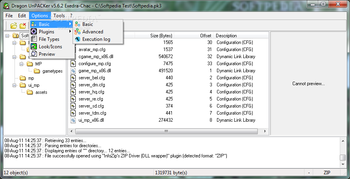 Dragon UnPACKer Portable screenshot 2