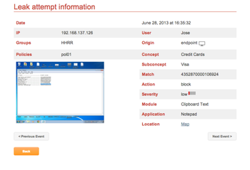 Drainware Security Endpoint screenshot 3