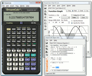 DreamCalc DCG Graphing Calculator screenshot 3