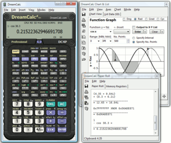 DreamCalc DCP Professional Calculator screenshot