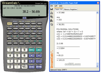 DreamCalc DCS Scientific Calculator screenshot 2