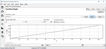 DreamCalc Graphing Edition screenshot 2