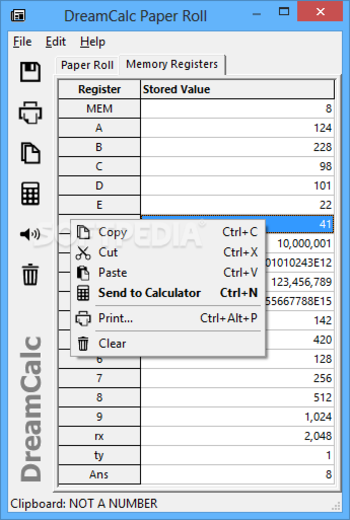 DreamCalc Professional Edition screenshot 3