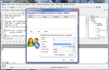 DreamCoder for MySQL Enterprise Freeware screenshot 3