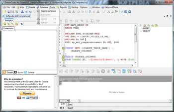 DreamCoder for Oracle Enterprise Freeware Edition screenshot 4
