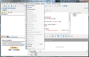 DreamCoder for Oracle Enterprise Freeware Edition screenshot 5