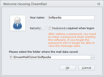 DreamMail screenshot