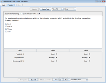 Dreamweaver CS5 ACE Exam Aid screenshot 2