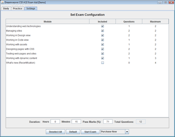 Dreamweaver CS5 ACE Exam Aid screenshot 3